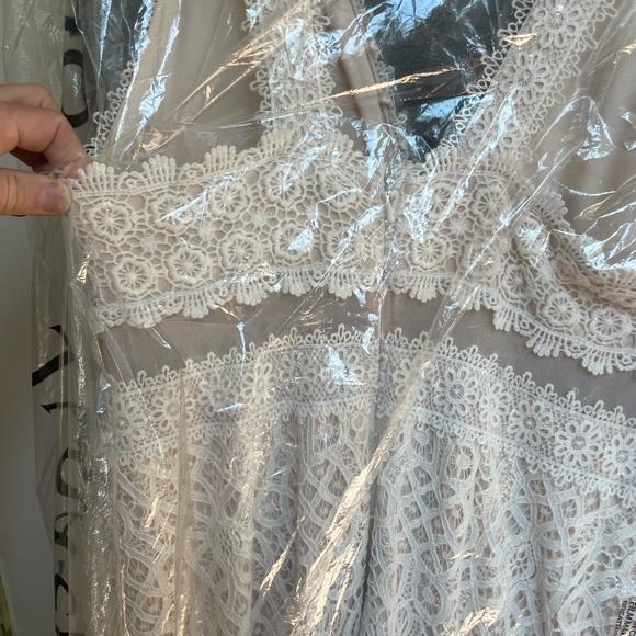 Tadashi Shoji Adrenna Long Set Bridal Wedding Dress NWT 2 - Picture 7 of 10